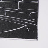 Interior Sketch I by Mercana Studio a Hand Embellished Framed Art Print Matted under Glass from Mercana - Luna Furniture