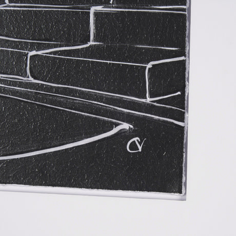 Interior Sketch I by Mercana Studio a Hand Embellished Framed Art Print Matted under Glass from Mercana - Luna Furniture