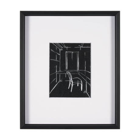 Interior Sketch II by Mercana Studio a Hand Embellished Framed Art Print Matted under Glass from Mercana - Luna Furniture