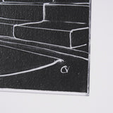 Interior Sketch II by Mercana Studio a Hand Embellished Framed Art Print Matted under Glass from Mercana - Luna Furniture