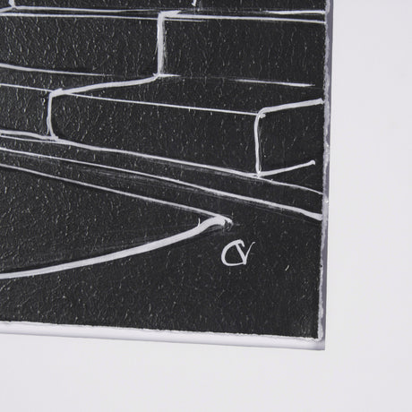 Interior Sketch IV by Mercana Studio a Hand Embellished Framed Art Print Matted under Glass from Mercana - Luna Furniture