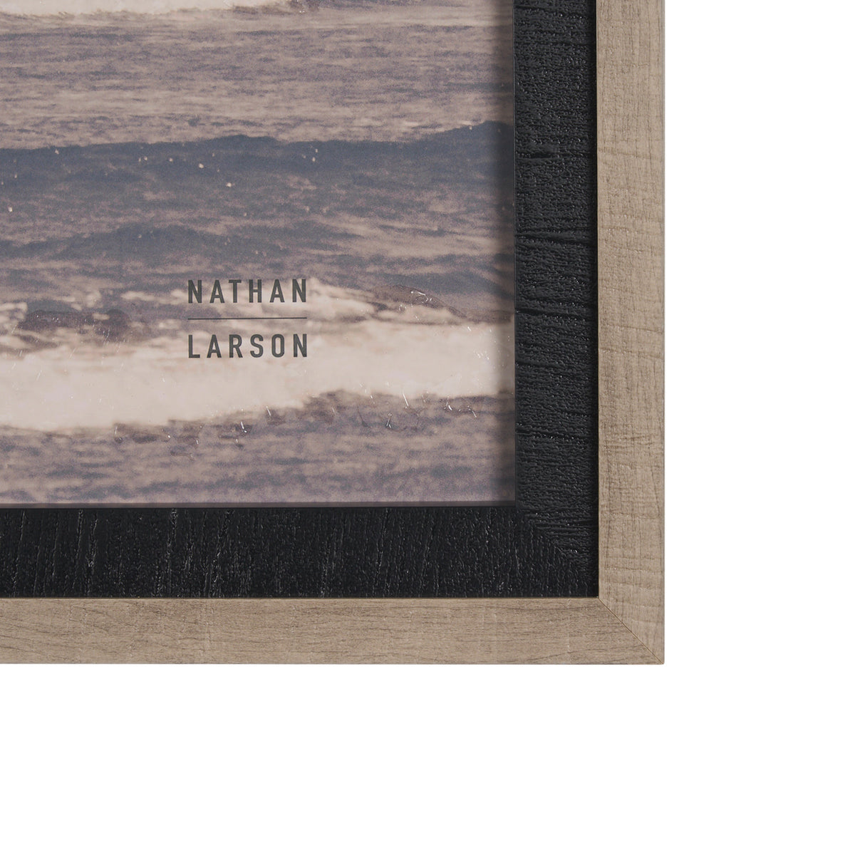 Rocky Shores by Nathan Larson a Hand Embellished Framed Photo Art Print Matted under Glass from Mercana - Luna Furniture