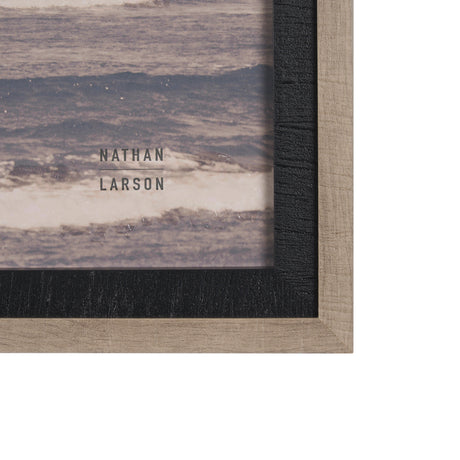 Rocky Shores by Nathan Larson a Hand Embellished Framed Photo Art Print Matted under Glass from Mercana - Luna Furniture