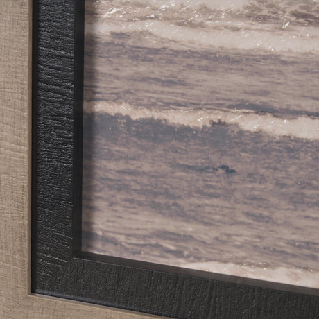 Rocky Shores by Nathan Larson a Hand Embellished Framed Photo Art Print Matted under Glass from Mercana - Luna Furniture