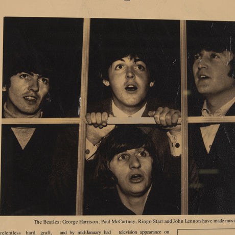 Beatlemania! by The Vintage Collection a Hand Embellished Framed Art Print Matted under Glass from Mercana - Luna Furniture