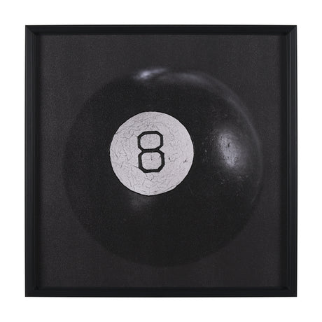 Billiard V 8 Ball by Chris Dunker a Hand Embellished Framed Art Decograph Print from Mercana - Luna Furniture