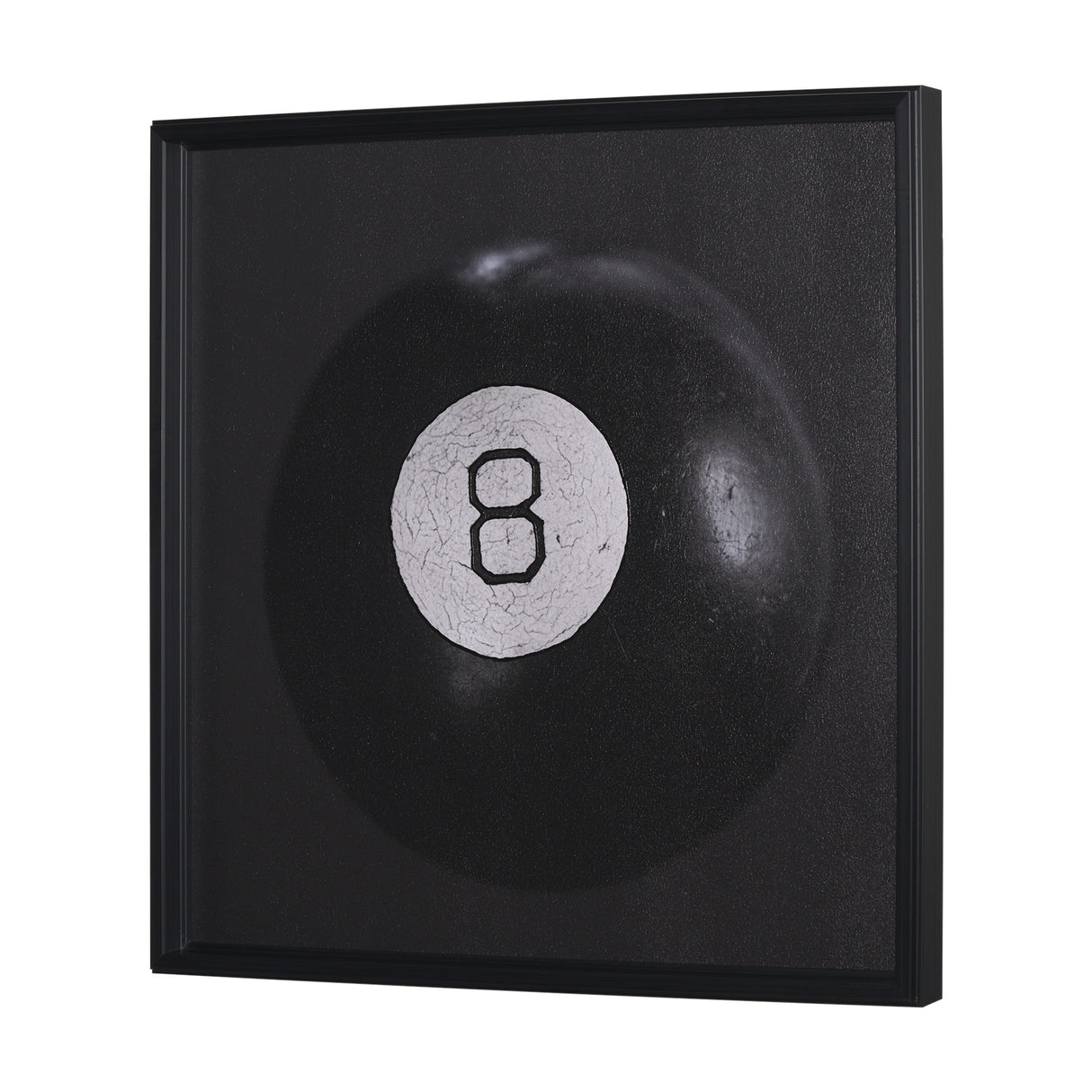 Billiard V 8 Ball by Chris Dunker a Hand Embellished Framed Art Decograph Print from Mercana - Luna Furniture