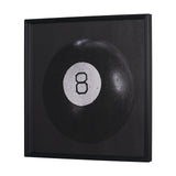 Billiard V 8 Ball by Chris Dunker a Hand Embellished Framed Art Decograph Print from Mercana - Luna Furniture
