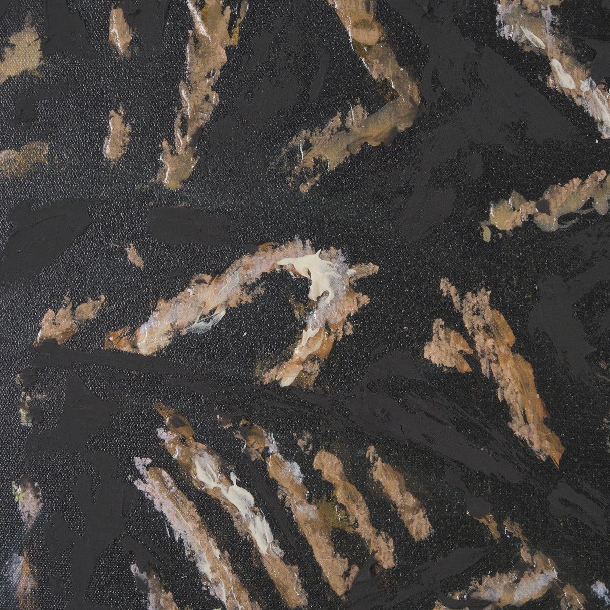Mud Cloth Head Scarf II by Mercana Studio a Hand Embellished Textured Framed Canvas from Mercana - Luna Furniture