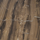 Jovia Brown Mango Wood W/ Cappuccino Marble Round Side Table from Mercana - Luna Furniture