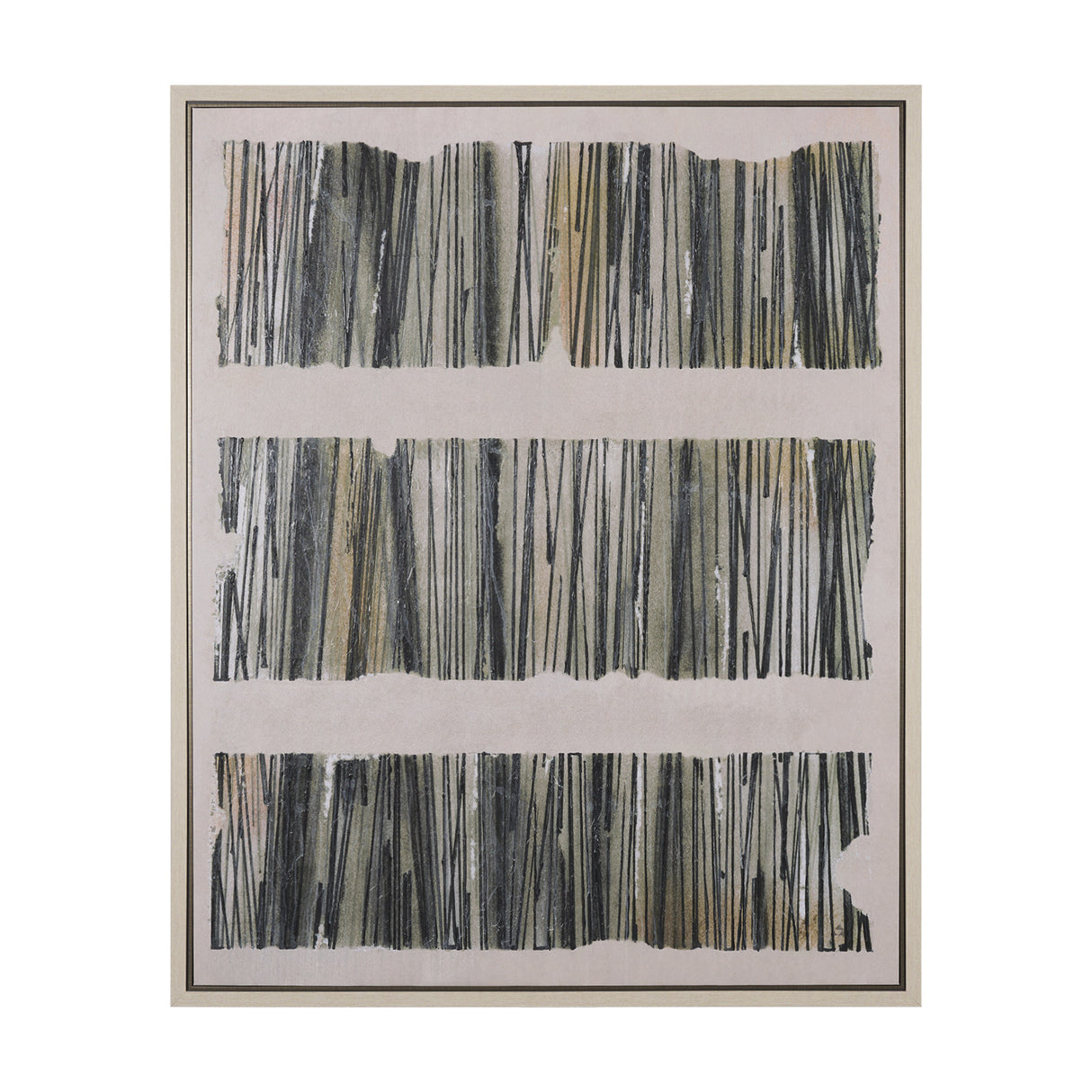 Strand by Mercana Studio a Hand Embellished Textured Framed Canvas from Mercana - Luna Furniture