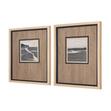 Marshland Shadows (Set of 2) by Mercana Studio a Hand Embellished Framed Art Print Matted under Glas from Mercana - Luna Furniture