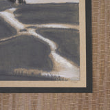 Marshland Shadows (Set of 2) by Mercana Studio a Hand Embellished Framed Art Print Matted under Glas from Mercana - Luna Furniture