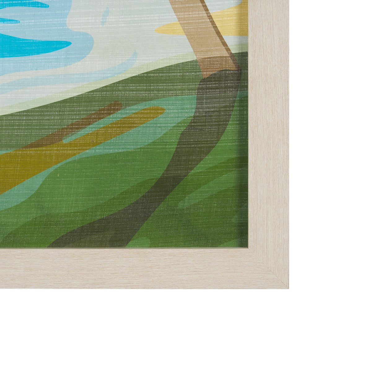 Hawaii Go USA (L) by Mercana Studio a Hand Embellished Decograph Framed Art Print from Mercana - Luna Furniture