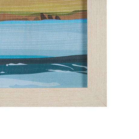 Montana Go USA (L) by Mercana Studio a Hand Embellished Decograph Framed Art Print from Mercana - Luna Furniture