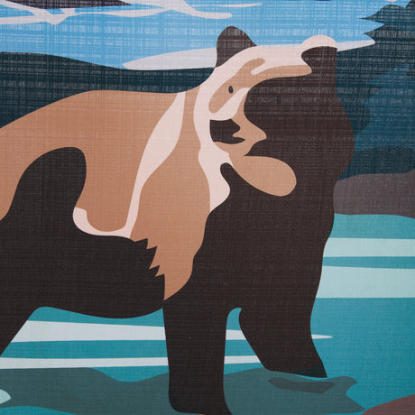 Alaska Go USA (L) by Mercana Studio a Hand Embellished Decograph Framed Art Print from Mercana - Luna Furniture