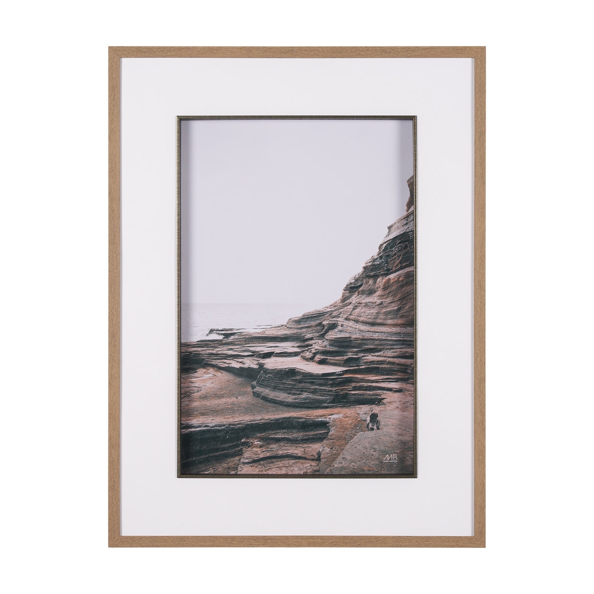 Rocky Shore Hawaii by Max Blakesberg Studios a Hand Embellished Framed Photo Art Print Matted under from Mercana - Luna Furniture