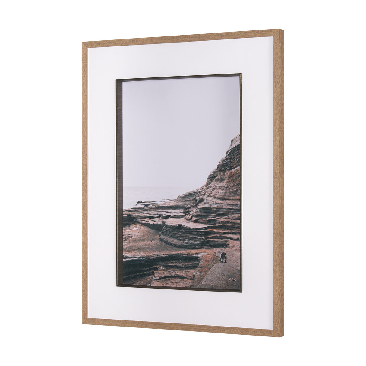 Rocky Shore Hawaii by Max Blakesberg Studios a Hand Embellished Framed Photo Art Print Matted under from Mercana - Luna Furniture