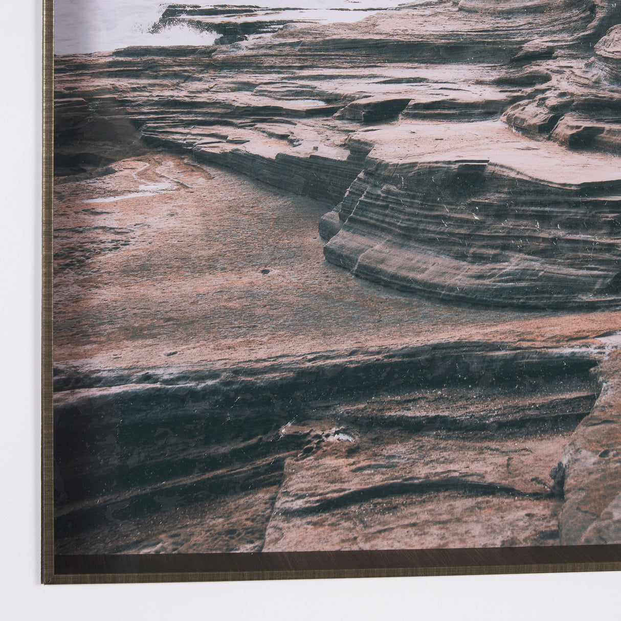 Rocky Shore Hawaii by Max Blakesberg Studios a Hand Embellished Framed Photo Art Print Matted under from Mercana - Luna Furniture