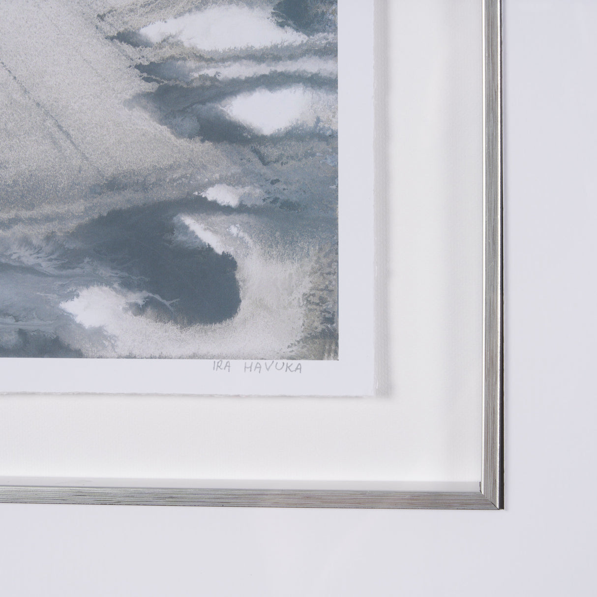 Unveiling Layers by Ira Havuka a Framed Art Print Matted under Glass from Mercana - Luna Furniture