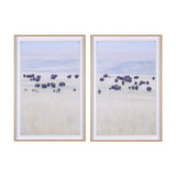 Grazing Herd (Set of 2) by Chad Mackay a Framed Photo Art Print Matted under Glass from Mercana - Luna Furniture