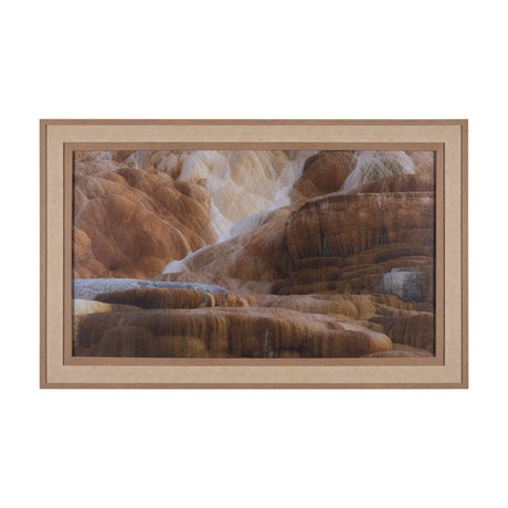 Liquid Travertine by Gary Blatter a Hand Embellished Framed Photo Art Print from Mercana - Luna Furniture