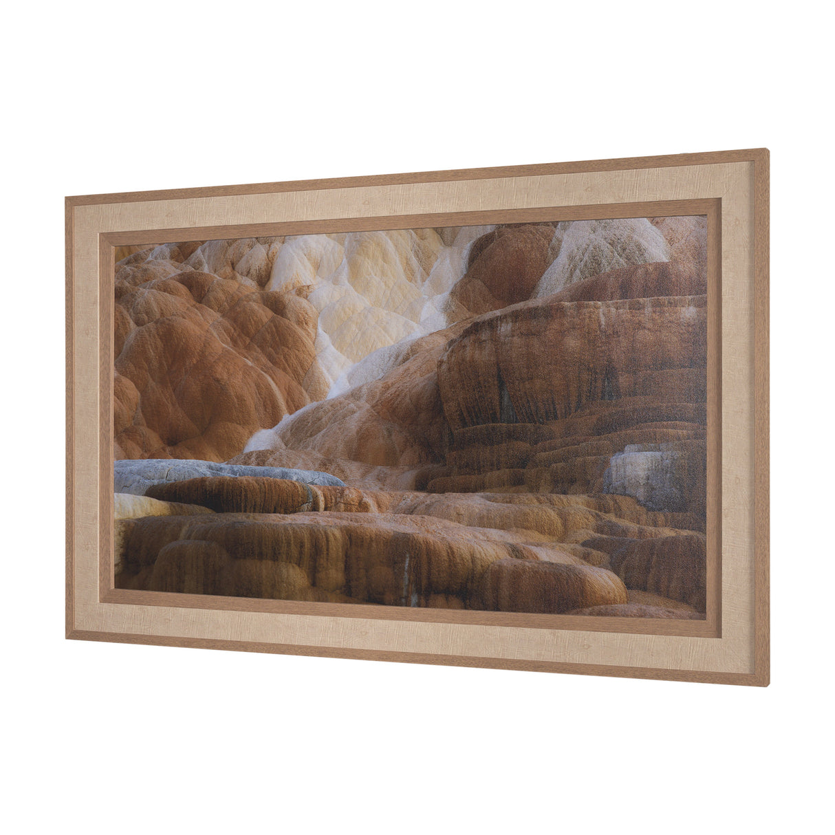 Liquid Travertine by Gary Blatter a Hand Embellished Framed Photo Art Print from Mercana - Luna Furniture
