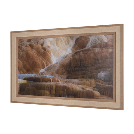 Liquid Travertine by Gary Blatter a Hand Embellished Framed Photo Art Print from Mercana - Luna Furniture