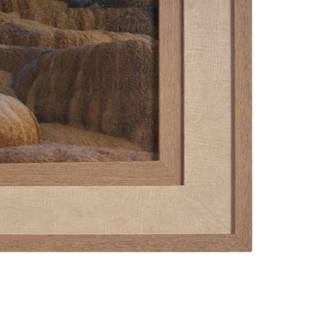 Liquid Travertine by Gary Blatter a Hand Embellished Framed Photo Art Print from Mercana - Luna Furniture