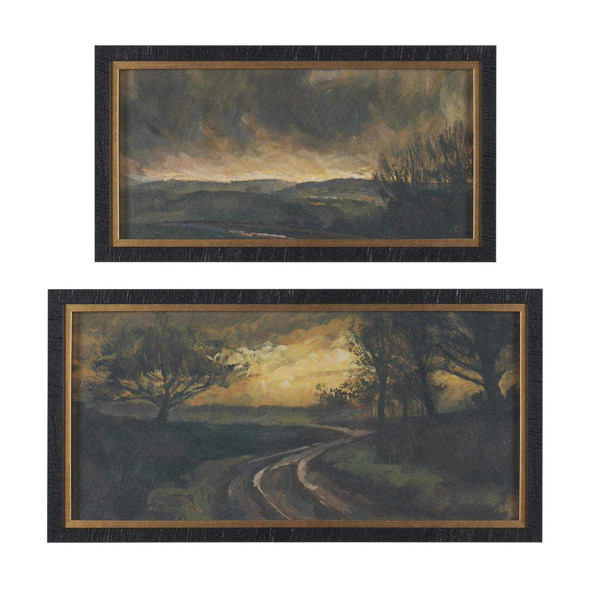 Dawns Light (Set of 2) by Mercana Studio a Hand Embellished Framed Art Print from Mercana - Luna Furniture