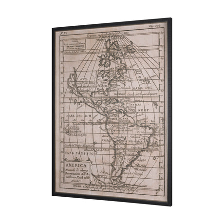 Vintage America by Wild Apple Portfolio a Hand Embellished Framed Art Print from Mercana - Luna Furniture