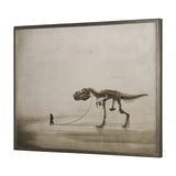 The Walk by Jeffrey Hummel a Hand Embellished Framed Art Print from Mercana - Luna Furniture