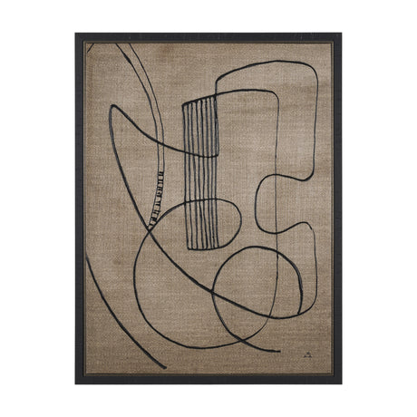 Guitar Music by Mercana Studio a Hand Embellished Textured Canvas from Mercana - Luna Furniture