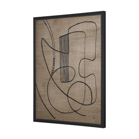 Guitar Music by Mercana Studio a Hand Embellished Textured Canvas from Mercana - Luna Furniture