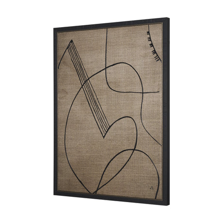Cello Music by Mercana Studio a Hand Embellished Textured Canvas from Mercana - Luna Furniture