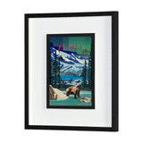 Alaska Go USA (M) by Mercana Studio a Framed Art Print Matted under Glass from Mercana - Luna Furniture