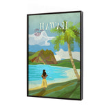 Hawaii Go USA (SM) by Mercana Studio a Hand Embellished Decograph Framed Art Print from Mercana - Luna Furniture
