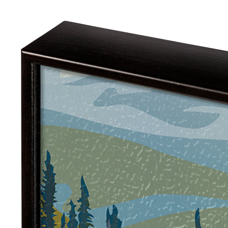 Montana Go USA (SM) by Mercana Studio a Hand Embellished Decograph Framed Art Print from Mercana - Luna Furniture