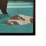 Alaska Go USA (SM) by Mercana Studio a Hand Embellished Decograph Framed Art Print from Mercana - Luna Furniture