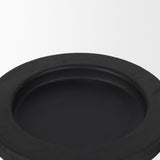 Wanda Matte Black Wood Pillar Candle Holders (Set of 2) from Mercana - Luna Furniture
