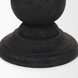 Wanda Matte Black Wood Pillar Candle Holders (Set of 2) from Mercana - Luna Furniture