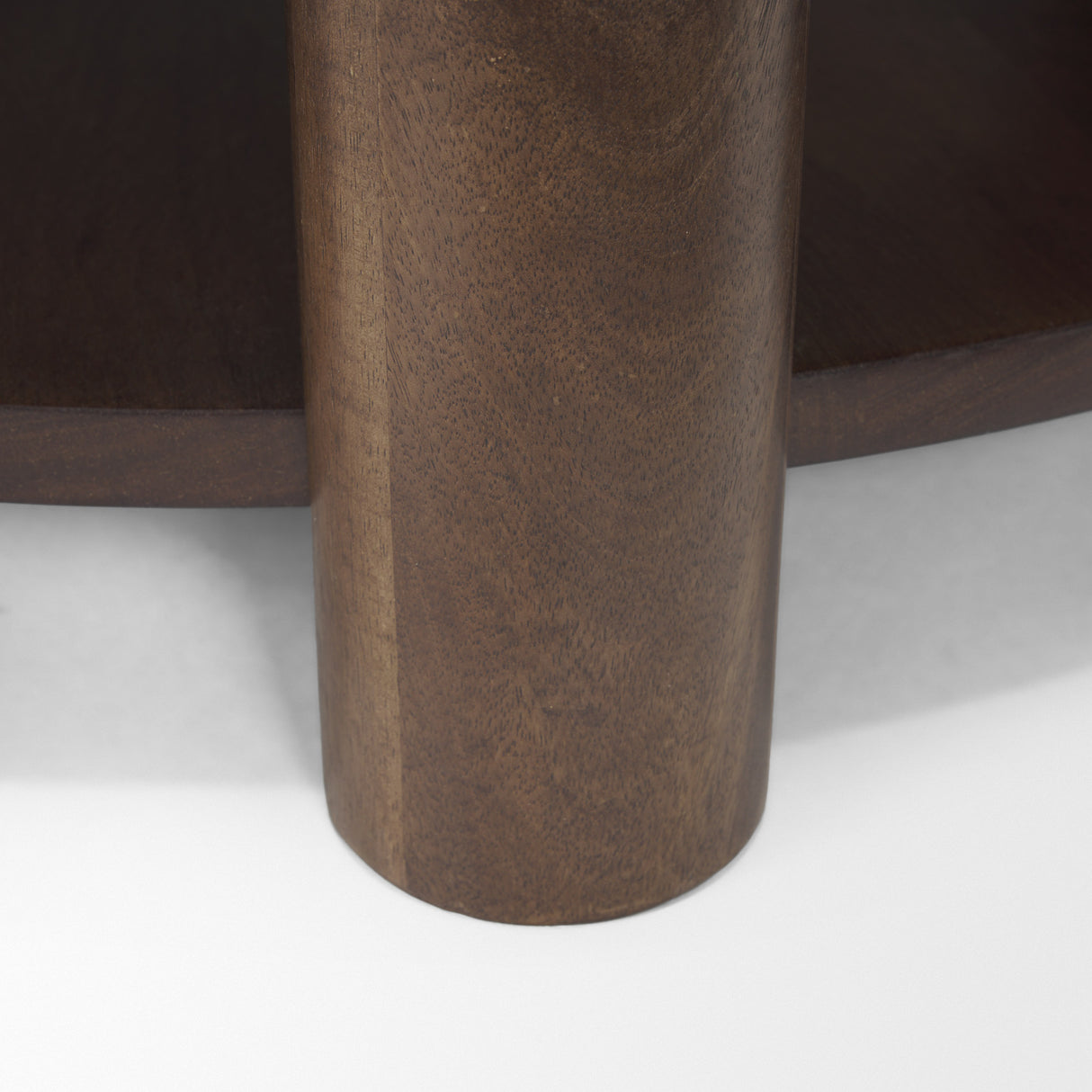 Jovia Brown Mango Wood W/ Cappuccino Marble Round Coffee Table from Mercana - Luna Furniture