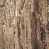 Jovia Brown Mango Wood W/ Cappuccino Marble Round Coffee Table from Mercana - Luna Furniture