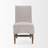 Whitley Gray Performance Fabric w/ Oak Wood Dining Chair, Set of 2 from Mercana - Luna Furniture