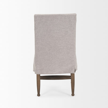 Whitley Gray Performance Fabric w/ Oak Wood Dining Chair, Set of 2 from Mercana - Luna Furniture
