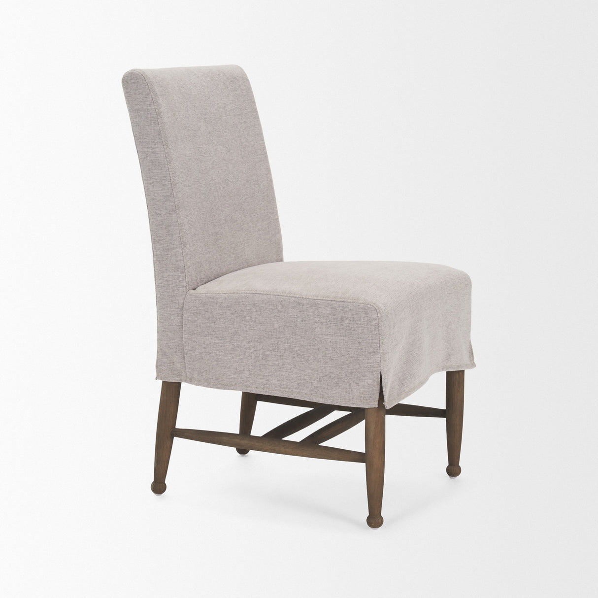 Whitley Gray Performance Fabric w/ Oak Wood Dining Chair, Set of 2 from Mercana - Luna Furniture