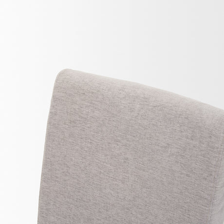 Whitley Gray Performance Fabric w/ Oak Wood Dining Chair, Set of 2 from Mercana - Luna Furniture