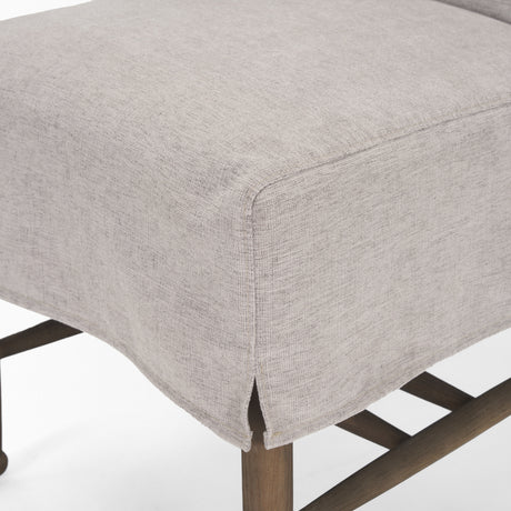 Whitley Gray Performance Fabric w/ Oak Wood Dining Chair, Set of 2 from Mercana - Luna Furniture