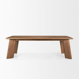 Jonan Brown Solid Mango Wood Rectangular Dining Table from Mercana - Luna Furniture