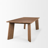 Jonan Brown Solid Mango Wood Rectangular Dining Table from Mercana - Luna Furniture
